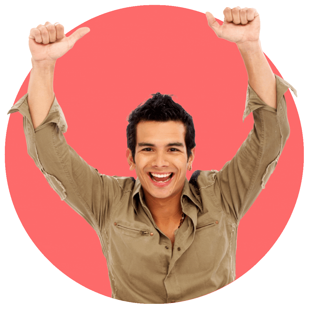 man with thumbs up mmmaily